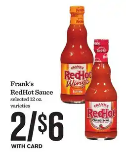 Mariano's Frank's RedHot Sauce offer