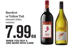 Mariano's Barefoot or Yellow Tail offer