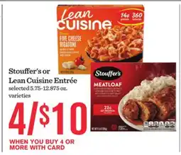 Mariano's Stouffer's or Lean Cuisine Entrée offer