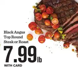 Mariano's Black Angus Top Round Steak or Roast offer