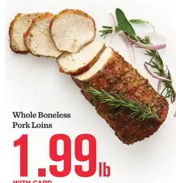 Mariano's Whole Boneless Pork Loins offer