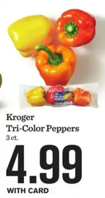 Mariano's Kroger Tri-Color Peppers offer