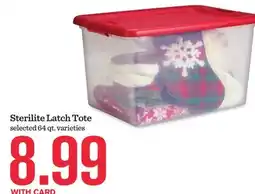 Mariano's Sterilite Latch Tote offer
