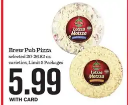 Mariano's Brew Pub Pizza offer