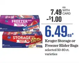 Mariano's Kroger Storage or Freezer Slider Bags offer