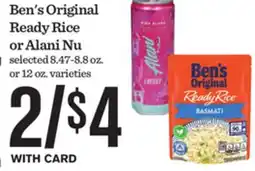 Mariano's Ben's Original Ready Rice or Alani Nu offer