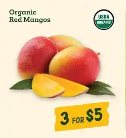 Sprouts Farmers Market Organic Red Mangos offer