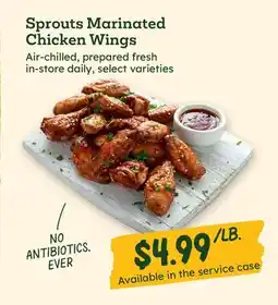 Sprouts Farmers Market Sprouts Marinated Chicken Wings offer