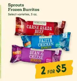 Sprouts Farmers Market Sprouts Frozen Burritos offer
