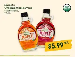 Sprouts Farmers Market Sprouts Organic Maple Syrup offer