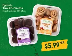 Sprouts Farmers Market Sprouts Two-Bite Treats offer