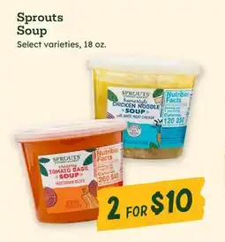 Sprouts Farmers Market Sprouts Soup offer