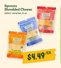 Sprouts Farmers Market Sprouts Shredded Cheese offer