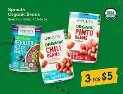 Sprouts Farmers Market Sprouts Organic Beans offer