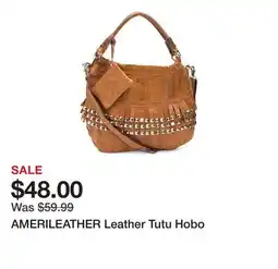 Marshalls AMERILEATHER Leather Tutu Hobo offer