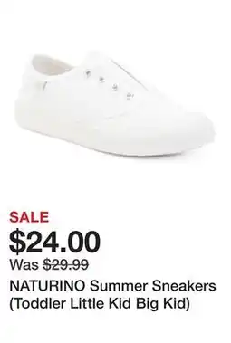 Marshalls NATURINO Summer Sneakers (Toddler Little Kid Big Kid) offer