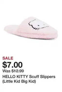 Marshalls HELLO KITTY Scuff Slippers (Little Kid Big Kid) offer