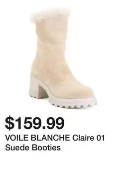 Marshalls VOILE BLANCHE Claire 01 Suede Booties offer