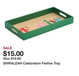 Marshalls SHIRALEAH Celebration Festive Tray offer