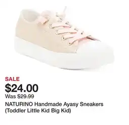 Marshalls NATURINO Handmade Ayasy Sneakers (Toddler Little Kid Big Kid) offer