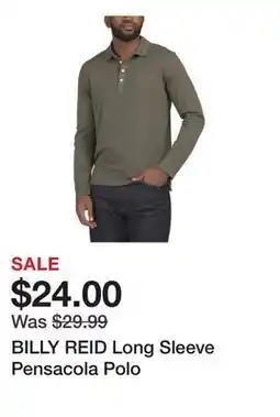 Marshalls BILLY REID Long Sleeve Pensacola Polo offer
