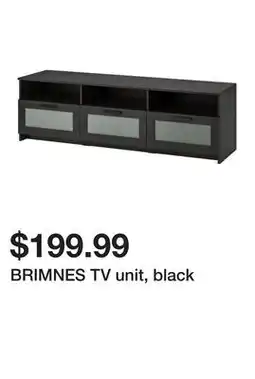 Ikea BRIMNES TV unit, black offer