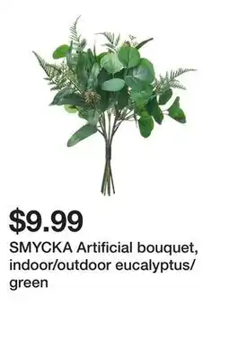 Ikea SMYCKA Artificial bouquet, indoor/outdoor eucalyptus/green offer