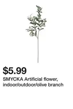 Ikea SMYCKA Artificial flower, indoor/outdoor/olive branch offer