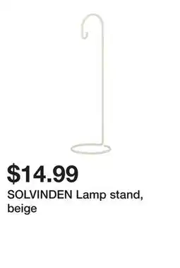 Ikea SOLVINDEN Lamp stand, beige offer