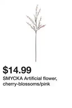Ikea SMYCKA Artificial flower, cherry-blossoms/pink offer