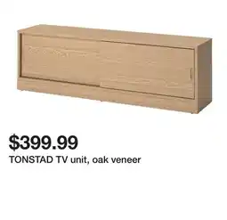Ikea TONSTAD TV unit, oak veneer offer