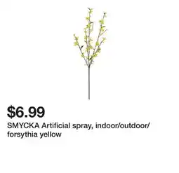 Ikea SMYCKA Artificial spray, indoor/outdoor/forsythia yellow offer