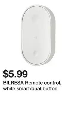 Ikea BILRESA Remote control, white smart/dual button offer