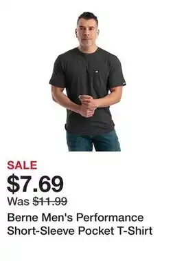 Tractor Supply Company Berne Men's Performance Short-Sleeve Pocket T-Shirt offer