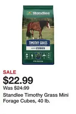 Tractor Supply Company Standlee Timothy Grass Mini Forage Cubes, 40 lb offer