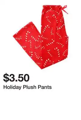 Five Below Holiday Plush Pants offer