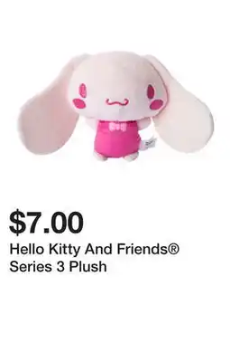 Five Below Hello Kitty And Friends Series 3 Plush offer