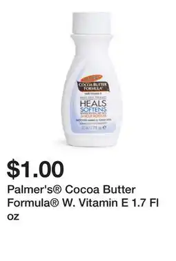 Five Below Palmer's Cocoa Butter Formula W. Vitamin E 1.7 Fl oz offer