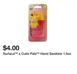 Five Below Surface x Cutie Pals Hand Sanitizer 1.5oz offer