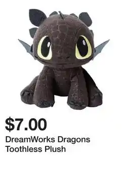 Five Below DreamWorks Dragons Toothless Plush offer