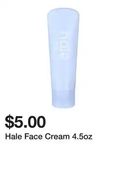 Five Below Hale Face Cream 4.5oz offer