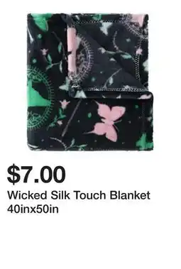 Five Below Wicked Silk Touch Blanket 40inx50in offer