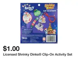 Five Below Licensed Shrinky Dinks Clip-On Activity Set offer