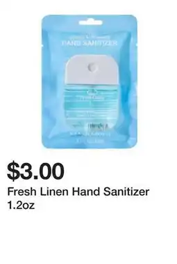 Five Below Fresh Linen Hand Sanitizer 1.2oz offer