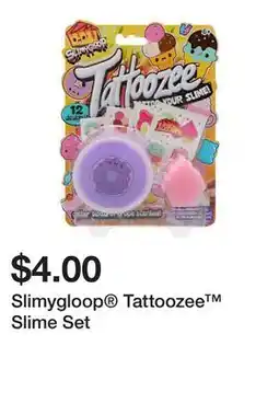 Five Below Slimygloop Tattoozee Slime Set offer