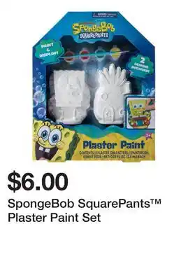 Five Below SpongeBob SquarePants Plaster Paint Set offer
