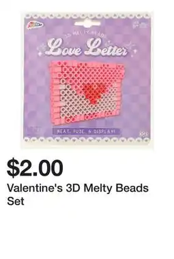 Five Below Valentine's 3D Melty Beads Set offer