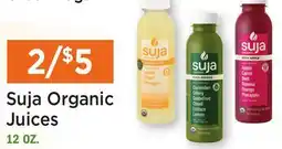 Heinen's Suja Organic Juices offer