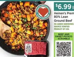 Heinen's Heinen's Premium 80% Lean Ground Beef offer