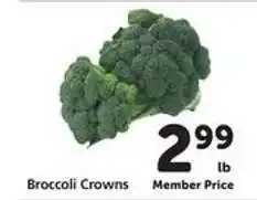 Safeway Broccoli Crowns offer
